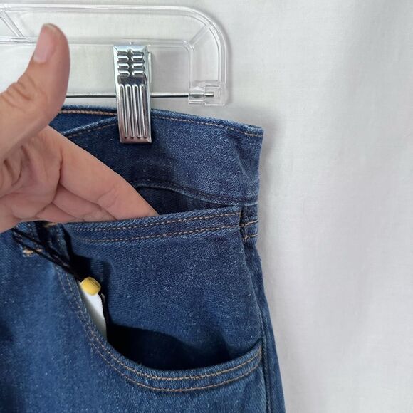 NWT Pangaia Wide Leg High Waist Mid-Wash Jeans Size 31 - Picture 13 of 14